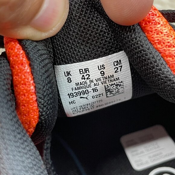 [US 9] J COLE x PUMA RS DREAMER ENERGY RED BLACK Running Shoes Orange main image 6